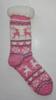 Vianočné hrubé ponožky | Veľkosť: 37-42 | Svetloružová