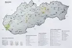 Stieracia mapa Slovenska (strieborná)