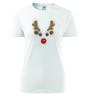 Dámske tričko Sob Rudolf | Veľkosť: XS | Biela
