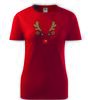 Dámske tričko Sob Rudolf | Veľkosť: XS | Červená