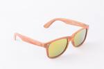 Slnečné okuliare Kašmír Wayfarer WS (oranžové, zrkadlové sklíčka) | Svetlohnedá