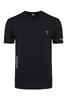 3 ks Pánske tričko V-NECK AERONAUTICA MILITARE (X1397) | Veľkosť: M | Čierna