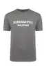 3 ks Pánske tričko ROUND-NECK PRINT AERONAUTICA MILITARE (X1401) | Veľkosť: S | Sivá