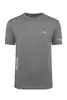 3 ks Pánske tričko ROUND-NECK AERONAUTICA MILITARE (X1395) | Veľkosť: S | Sivá