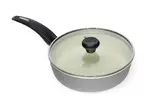 24 cm Skillet so sklenenou pokrievkou Ceramic Grey - Moneta