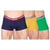 3 ks Pánske boxerky Pierre Cardin PC3 NIZZA VAR1 | Veľkosť: M | Tmavomodrá+žltá+zelená