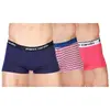 3 ks Pánske boxerky Pierre Cardin PC3 NIZZA VAR3 | Veľkosť: M | Tmavomodrá+ružová+pásiky