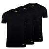 3 ks Pánske tričko Versace 19.69 V-NECK (C33) | Veľkosť: S | Čierna