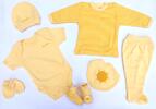 7 dielny set pre bábätká | Žltá