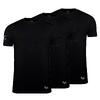 3 ks Pánske tričko Versace 19.69 ROUND-NECK (C31) | Veľkosť: S | Čierna