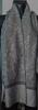 Dámsky kašmírovo-hodvábny šál | Sivo-čierna so vzorom Paisley