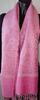 Dámsky kašmírovo-hodvábny šál | Ružová so vzorom Paisley