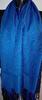 Dámsky kašmírovo-hodvábny šál | Modrá so vzorom Paisley