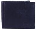 Pánska peňaženka AKZENT z pravej kože (tmavomodrá)
