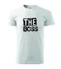 Pánske tričko The Boss | Veľkosť: S | Biela