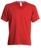 Dámske tričko V-NECK s krátkym rukávom | Veľkosť: XL | Červená
