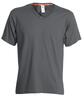 Dámske tričko V-NECK s krátkym rukávom | Veľkosť: XS | Sivá
