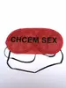 Maska na spanie CHCEM SEX | Červená