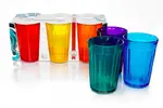 6 x 250 ml Pohár (farebný mix)