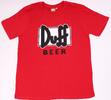 Pánske tričko, Simpsonovci - Duff (BG002) | Veľkosť: XS | Červená