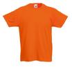 Detské bavlnené tričko značky Fruit of the Loom | Veľkosť: 3/4 | Oranžová