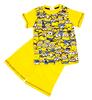 Detské pyžamo so šortkami a krátkym rukávom, Mimoni miniatury | Veľkosť: 92-98 | Žltá