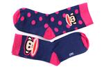 2 pack dievčenské ponožky Paul Frank | Veľkosť: 31/34 | Modro-ružová