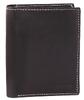 Pánska peňaženka AKZENT z pravej kože na výšku (čierna)