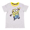 Chlapčenské tričko s krátkym rukávom, Mimoni | Veľkosť: 98-104 | Sivá