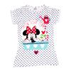 Dievčenské tričko s krátkym rukávom, Minnie | Veľkosť: 92-98 | Biela