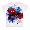 Chlapčenské tričko s krátkym rukávom, Spiderman | Veľkosť: 122-128 | Biela