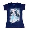 Dievčenské tričko s krátkym rukávom, Frozen | Veľkosť: 92-98 | Tmavomodrá