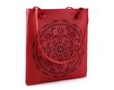 Perforovaná taška Mandala | Červená