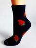 Bláznivé detské ponožky Jahody | Veľkosť: 33-36 | Červená