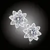 Náušnice Brillance Crystal Flower