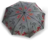 Automatický dáždnik značky Labrella (Červená orchidea)