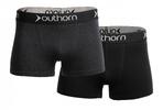 2 ks Pánske boxerky Outhorn | Veľkosť: S | Čierna / sivočierna