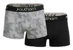 2 ks Pánske boxerky Outhorn | Veľkosť: M | Čierna / sivá