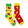 Veselé ponožky Hesty Socks (Melón & Ananás) / klasický strih | Veľkosť: 35-38