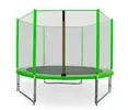 Trampolína Aga SPORT PRO s ochrannou sieťou (180 cm / Light Green)