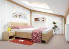 Dizajnové postele s úložným priestorom či bez