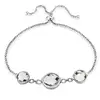 Nastaviteľný náramok s kryštálmi Swarovski Elements - Mondevio - Blue