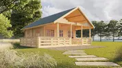 Zrubová chata Angers (4 izby / 50 m²)