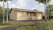 Zrubová chata Uzes (5 izieb / 70 m2)