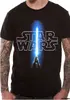 Star Wars: Logo And Saber | Veľkosť: S | Čierna