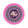 Ručne kreslené kozmetické zrkadlo (Design mandala / sloník ružový)