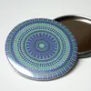 Ručne kreslené kozmetické zrkadlo (Design mandala / blaženosť)