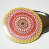 Ručne kreslené kozmetické zrkadlo (Design mandala / ľahkosť)