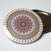 Ručne kreslené kozmetické zrkadlo (Design mandala / transformácia)