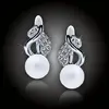 Perlové náušnice Nymfa - White Pearl